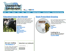 Tablet Screenshot of livestockforlandscapes.com